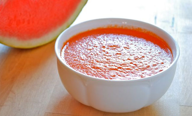 Gazpacho de sandía.